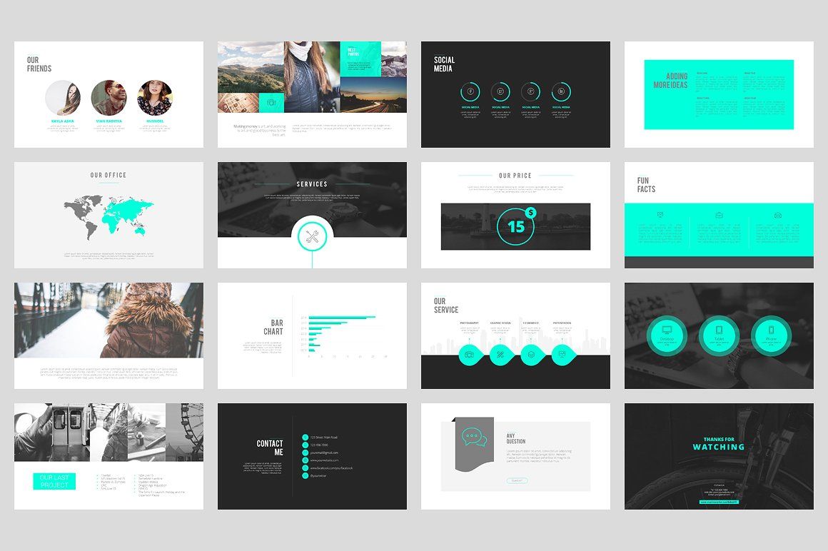 portfolio powerpoint template template and editorial design powerpoint portfolio template