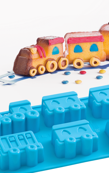 Moule Petit Train Pavoni En Silicone Platine Tray Cube Ice Cube Tray Moule Petit Train Pavoni En Silicone Platine Tray Cube Ice Cube Tray