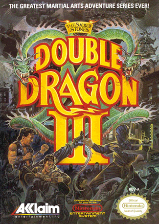 Double Dragon III: The Sacred Stones (1991) - NES Please re-pin 😍💞 best buy nintendo switch console, best buy nintendo switch games, best cheap nintendo switch games, best games for nintendo switch lite, best handheld console Nintendo Switch Games, Wizard Of Oz Play, King Play, Nintendo Systems, Sega Master System, Cheap Games, Nes Games, Ninja Warrior, Ninja