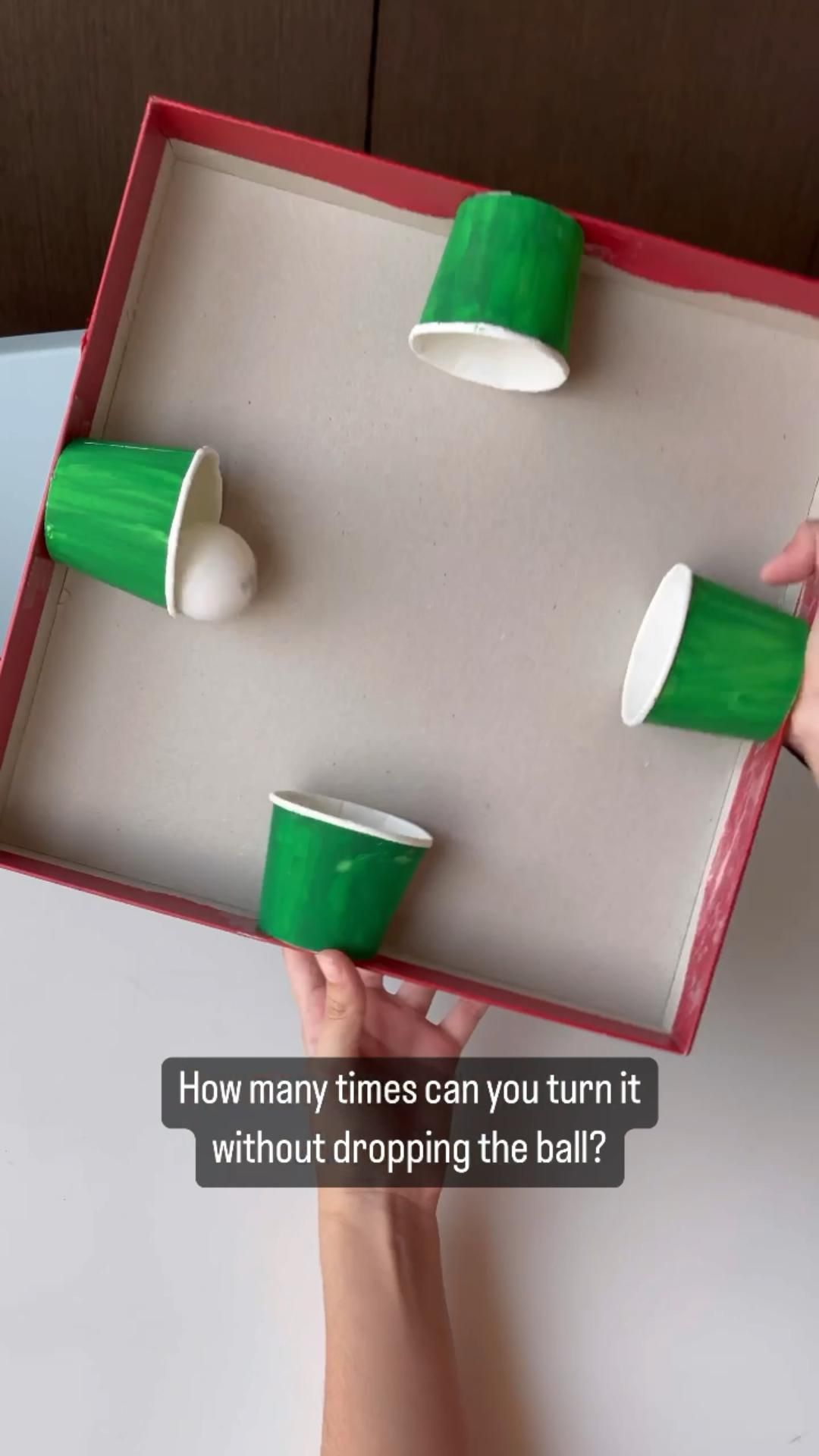 Ping pong ball activity