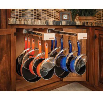 Rev-A-Shelf Glideware 7 Hook Base Cabinet Pull Out Rev-A-Shelf Glideware 7 Hook Base Cabinet Pull Out