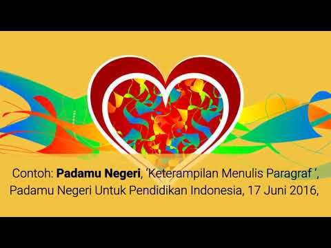 Cara Membuat Daftar Pustaka Dari Video Cara Membuat Daftar