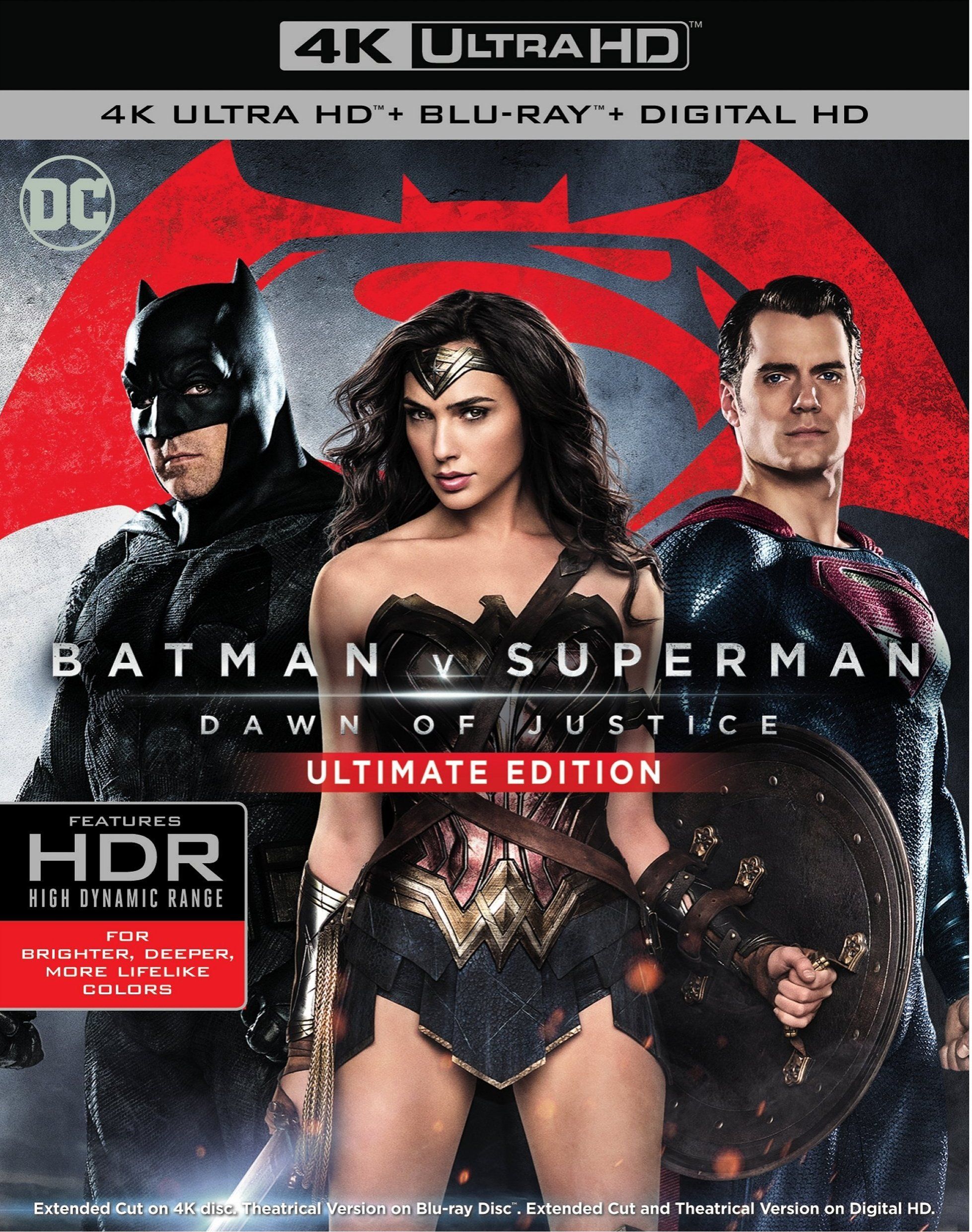 Batman V Superman Dawn Of Justice 4k 2016 Ultra Hd Blu Ray In