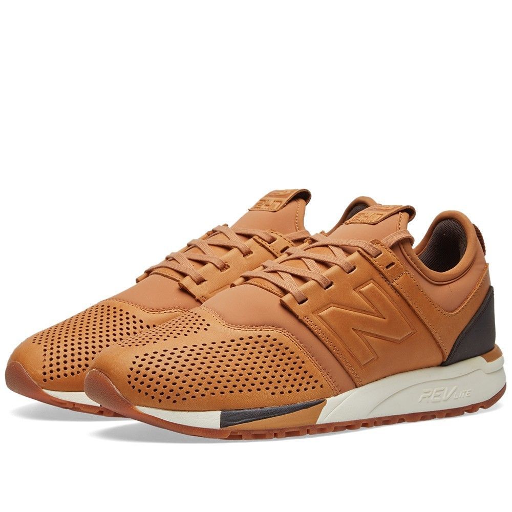 new balance 247 luxe mens running shoes brown mrl247ta leather new balance 247 luxe mens running shoes brown mrl247ta leather