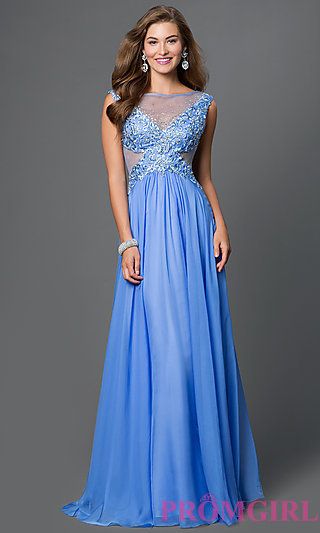 Periwinkle Blue Prom Dress