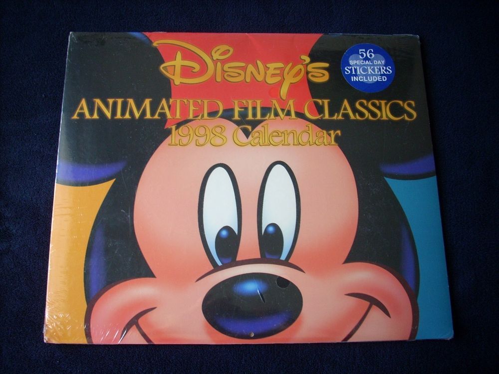 New Disney Mickey Mouse Animated 1998 Desk Calendar Brand New New Disney Mickey Mouse Animated 1998 Desk Calendar Brand New