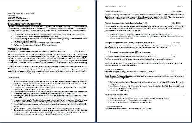 resume examples 2 pages