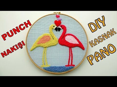 PUNCH NAKIŞI FLAMİNGOLU KASNAK PANO YAPIMI! / (How To Make Punch Needle?) / DIY Embroidery - YouTube How To Make Punch, Diy Embroidery, Punch Needle, Kids Rugs, Novelty Christmas, Christmas Ornaments, Holiday Decor, Creative, Youtube