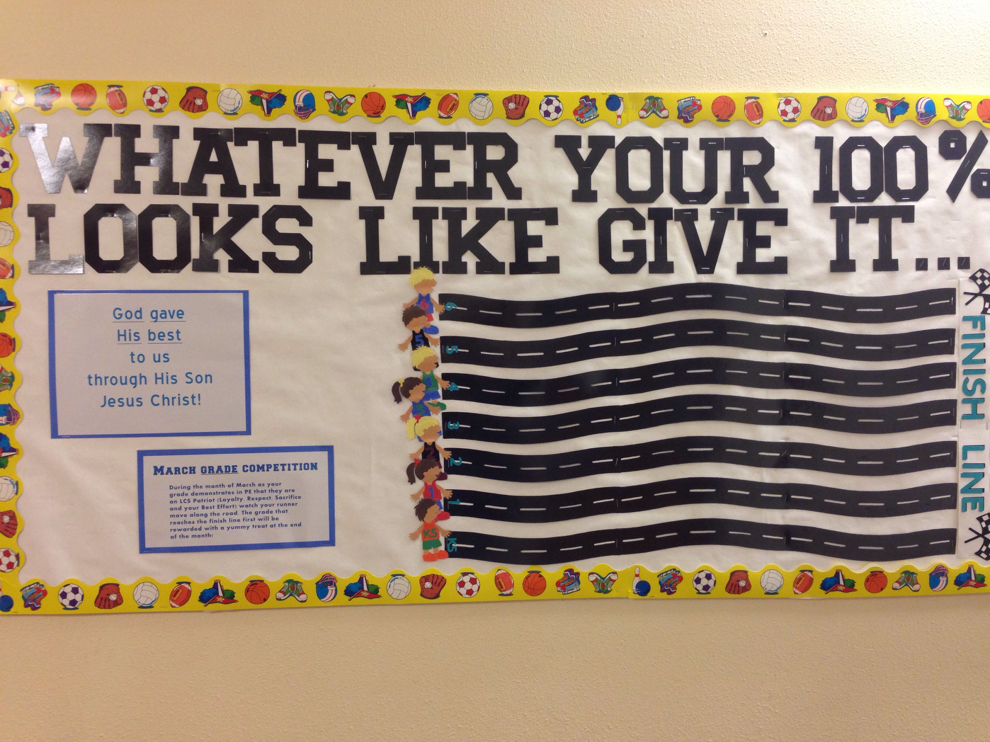 Grade Competition Bulletin Board As The Students Display Patriot Pride grade-competition-bulletin-board-as-the-students-display-patriot-pride