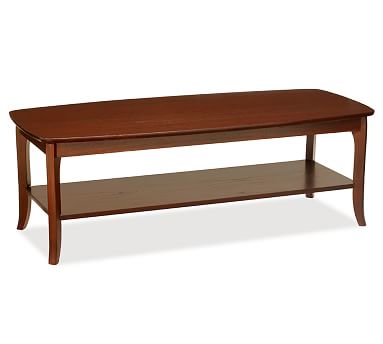 Chloe Rectangular Coffee Table Furniture Traditional Chloe Rectangular Coffee Table, Chloe Coffee Table Pottery Barn