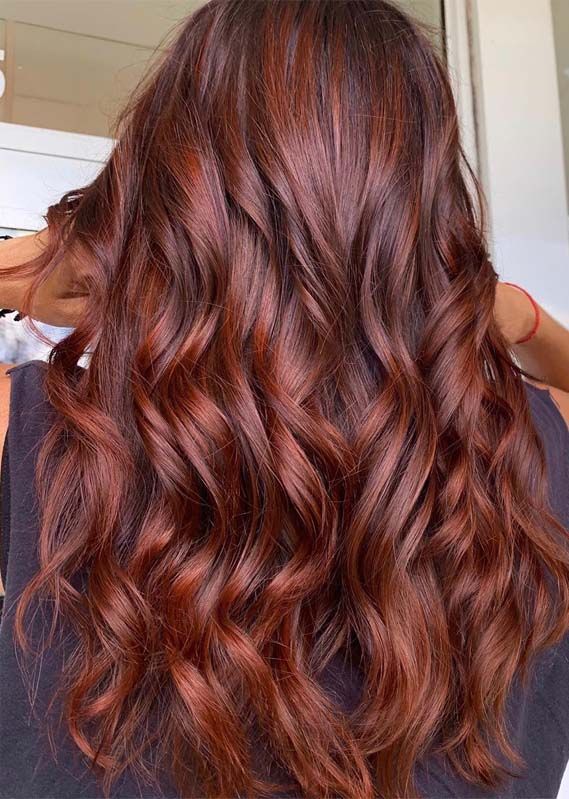 Best Red Copper Hair Colors for Long Hair in Year 2019