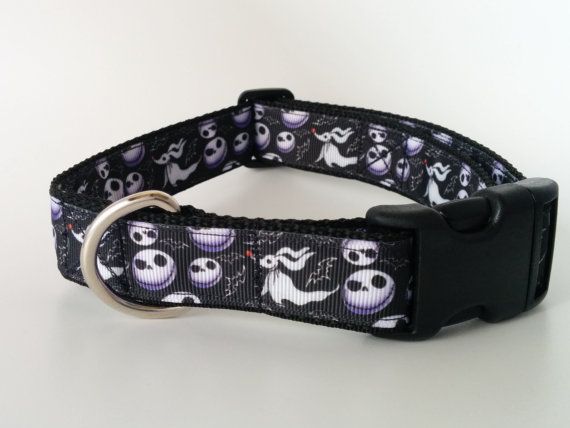 halloween nightmare before christmas dog collar etsy pinterest nightmare before christmas dog collars