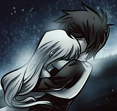 Image result for anime hug | Anime hug, Anime, Cute emo couples