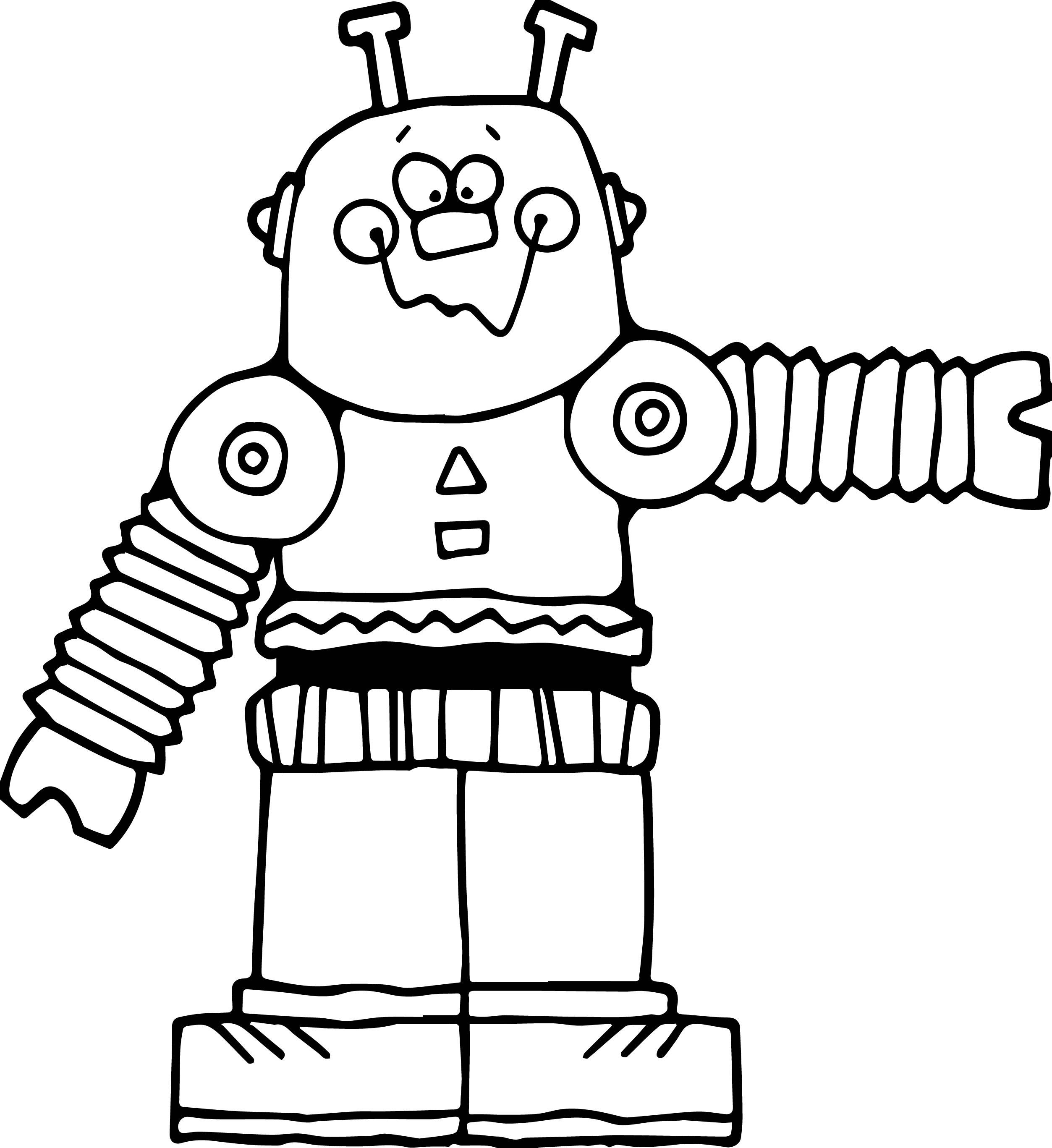 Download Image result for robot template printable | Big robots, Coloring pages, Cute