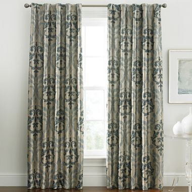 Cindy Crawford Style Trivoli Rod Pocket Drapery Panel Jcpenney Cindy Crawford Style Trivoli Rod Pocket Drapery Panel Jcpenney