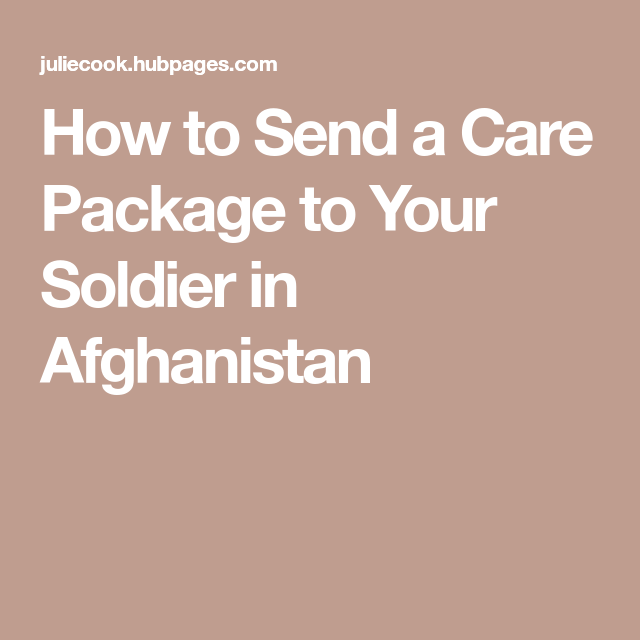 How To Send A Package To Afghanistan