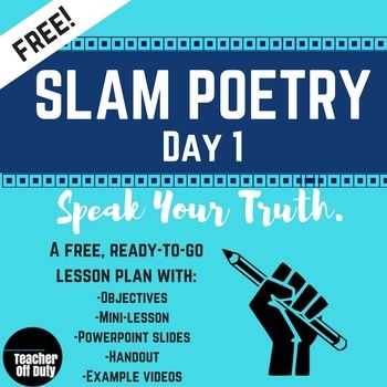 Unsure how to introduce slam poetry to your students? Nervous that - lesson plan objectives Unsure how to introduce slam poetry to your students? Nervous that - lesson plan objectives