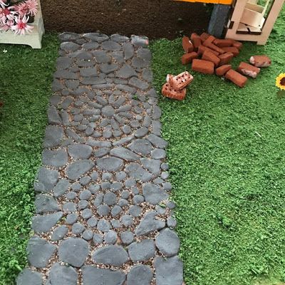 Tutorial Miniature Garden Path Paths Fairy Accessories Miniature Garden Path Paths, How To Make A Fairy Garden Path