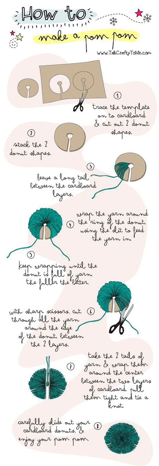 Cómo decorar con pompones | DECORA TU ALMA - Blog de decoración, interiorismo, niños, trucos, diseño, arte... Diy Pompom, Pompon Diy, Pom Pom Crafts, Yarn Crafts, Diy And Crafts, Crafts For Kids, Arts And Crafts, Pompom Making, Preschool Crafts