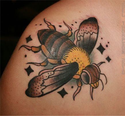 Traditional Bee  Under the Needle