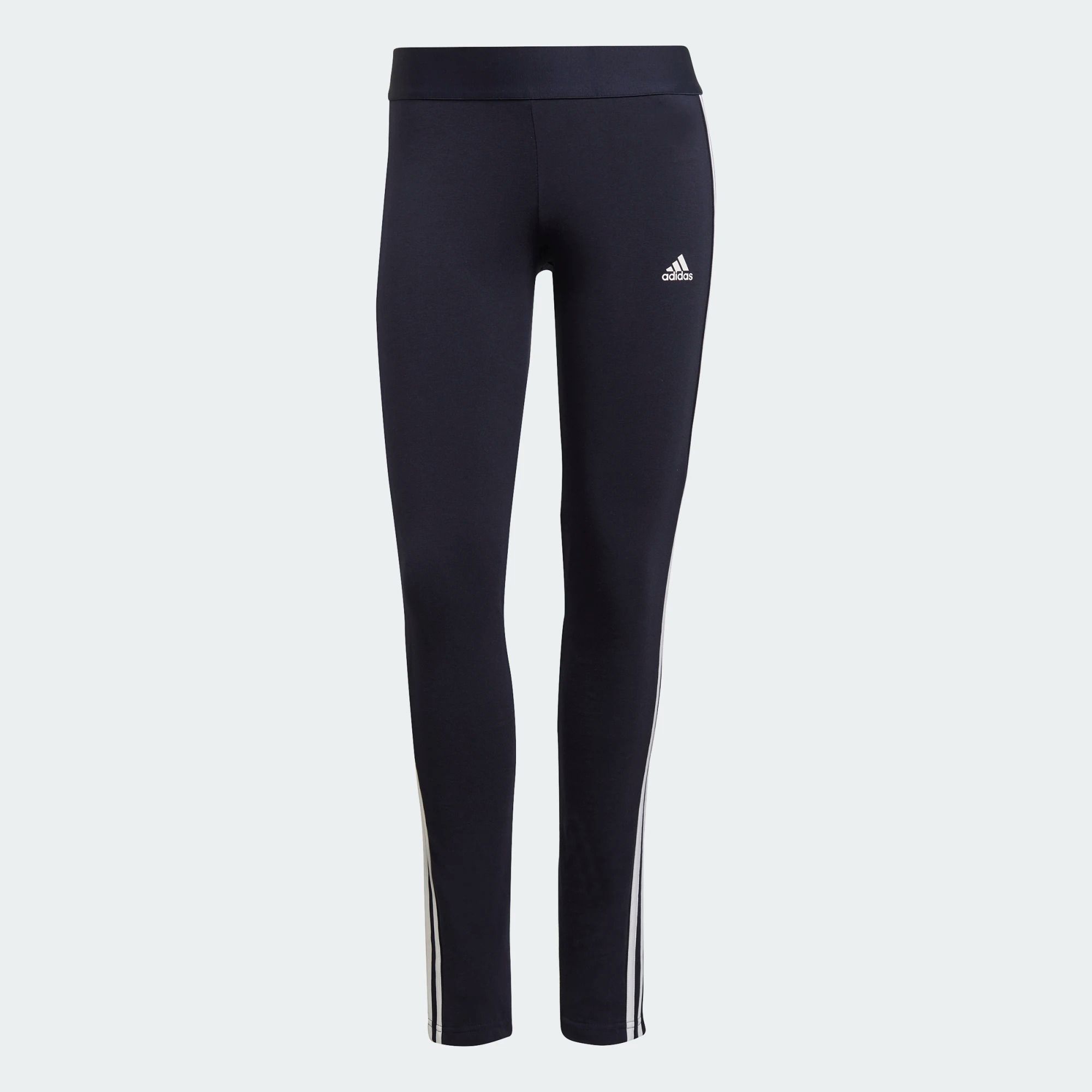 De Adidas 3-Stripes Legging Dames heeft de volgende kenmerken: De Adidas 3-Stripes Legging voor dames is een veelzijdige legging, gemaakt van zacht katoen en elastaan. Specificaties: * Pasvorm: nauwsluitende pasvorm; elastische tailleband * Kleur: navy - wit * Materiaal: 93% katoen - 7% elastaan Adidas, Striped Leggings, Dame, Stripes, Sweatpants, Products, Fashion, Women, Moda