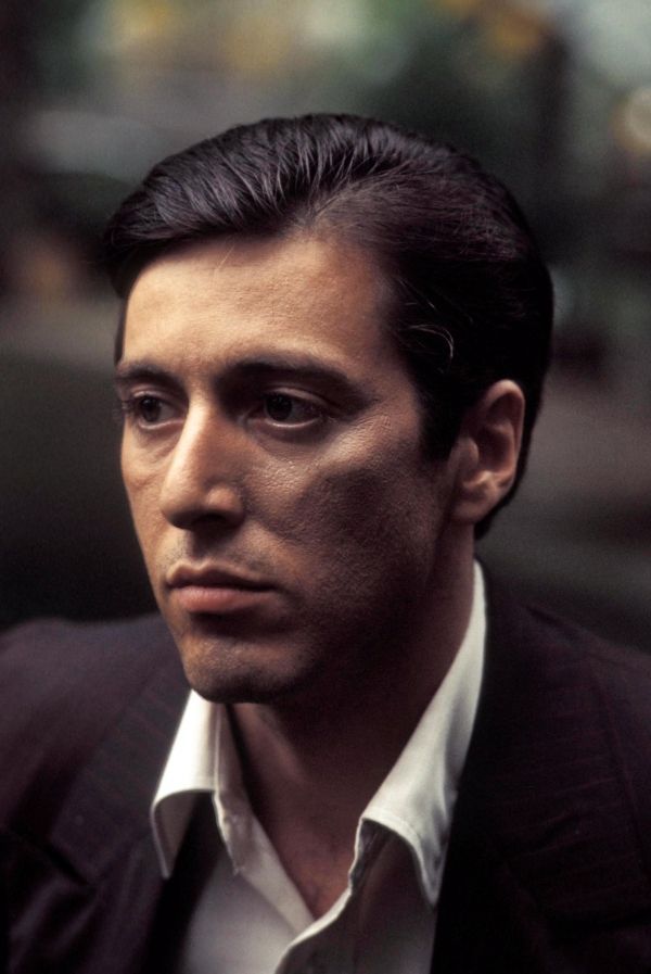 Al Pacino in The Godfather directed by Francis Ford Coppola, 1972