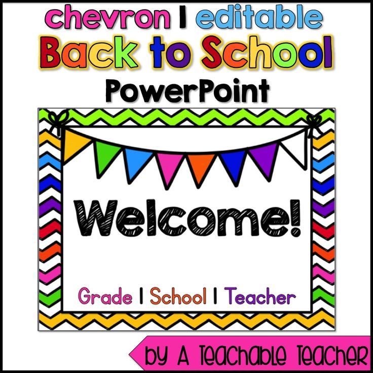 welcome back to school powerpoints