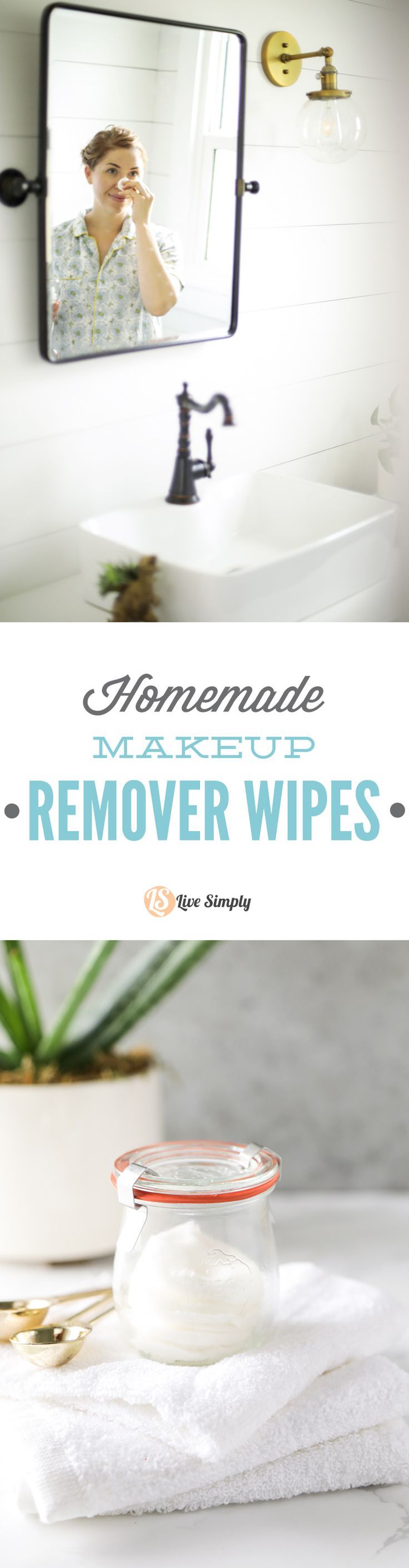 DIY Makeup Remover Wipes Diy makeup remover, Makeup