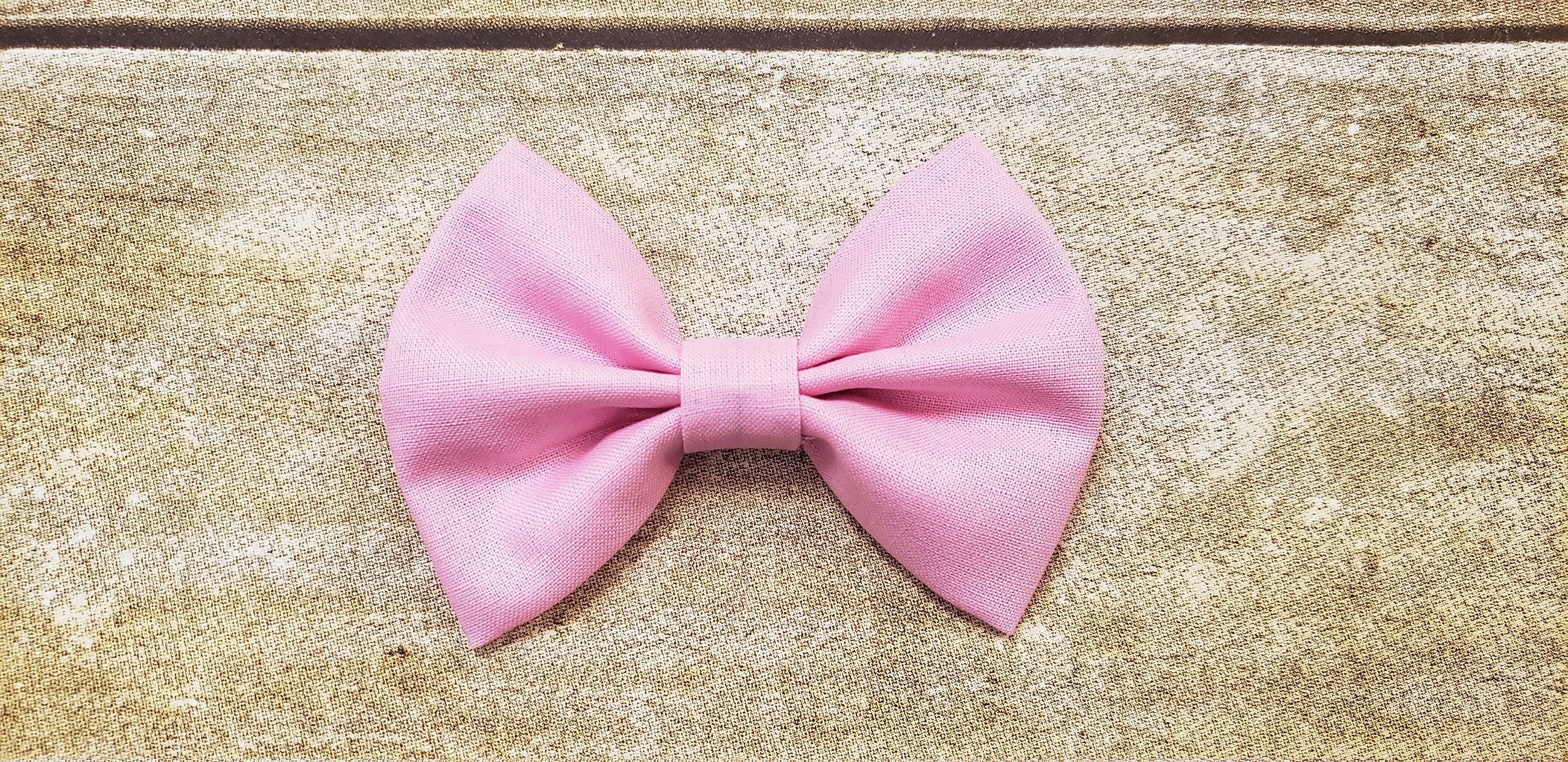 Nylon Hair tie Pink Hair Bow