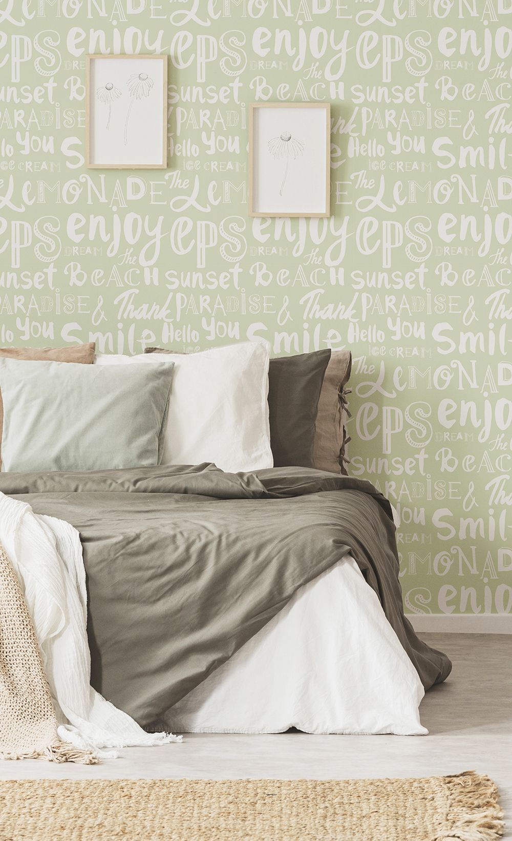 Green And Grey Vertical Peel And Stick Removable Wallpaper 20 2 Removable Wallpaper Green And Grey Amazing Spaces