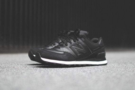 new balance cuir noir et rouge