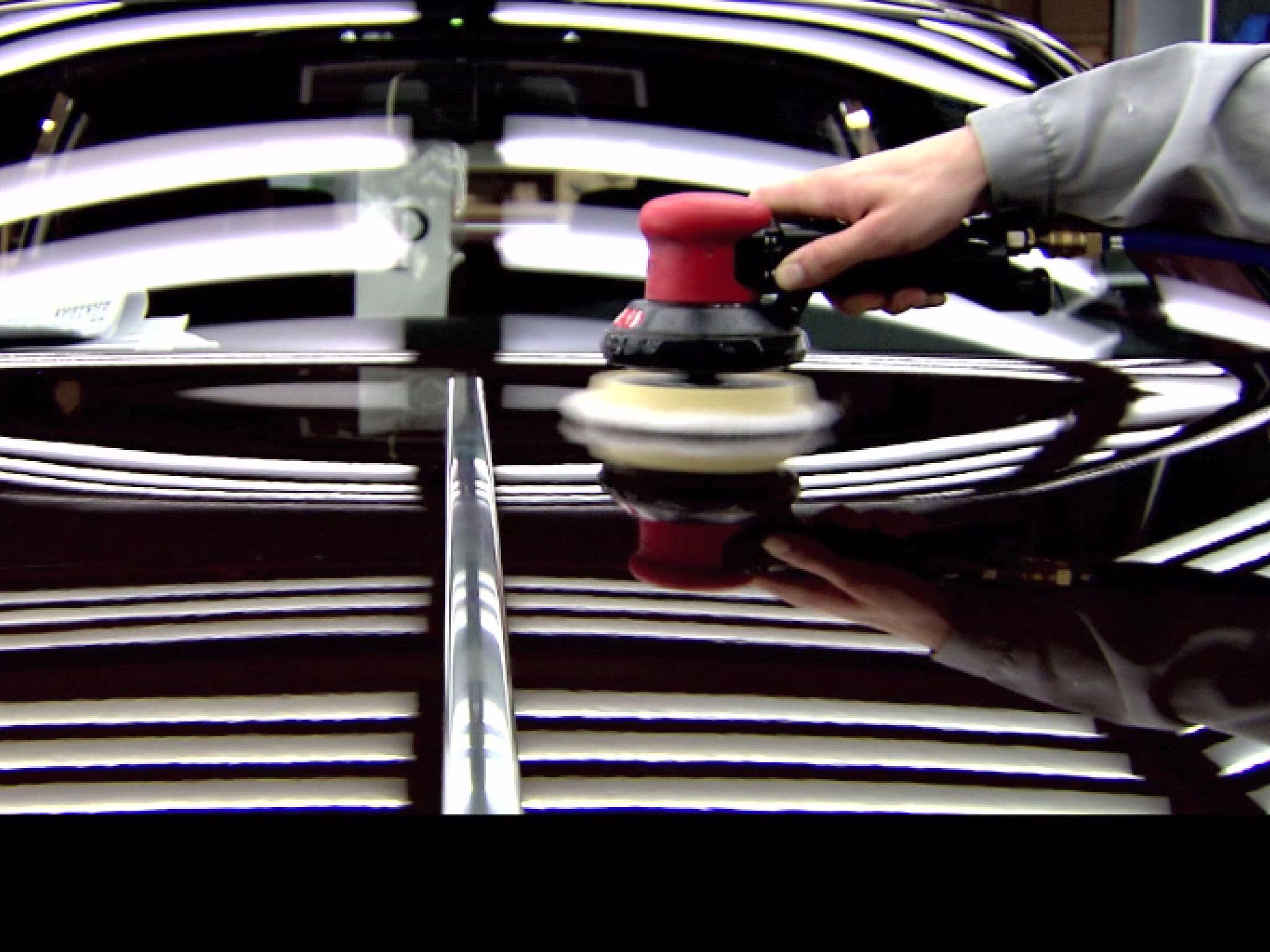 The legendary mirror-like lustre is achieved by fully flattening the painted body over two sanding stages to achieve brilliant quality. It is then hand polished for up to five hours, using lambs wool mops rotating at 2,200 revolutions per minute - #InsideRollsRoyce bit.ly/1o91vLn Revolutions, Lambs, Rolls Royce, Sanding, Brilliant, Worldwide, Inside, Mirror, Quality