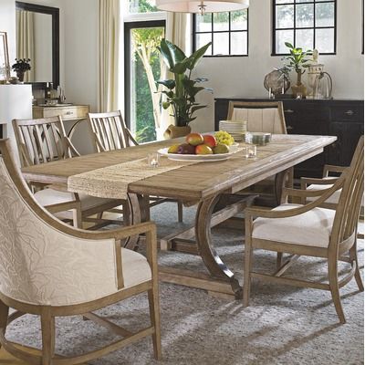 Coastal Living By Stanley Furniture Resort Shelter Bay Table In Complete Your Cottage Inspired Dining Room With The Shelter Bay Table From Stanley Furniture S Coastal Living Resort Collection