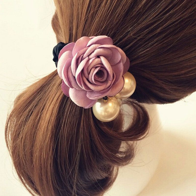 Cute Fashion Beautiful Rose Flower Elastic Hair Tie Hair Band Rope Hairdressing Accessories Fashion H Rhinestone Hair Bands Hair Accessories Hair Band For Girl Cute Fashion Beautiful Rose Flower Elastic Hair Tie Hair Band Rope Hairdressing Accessories Fashion H Rhinestone Hair Bands Hair Accessories Hair Band For Girl
