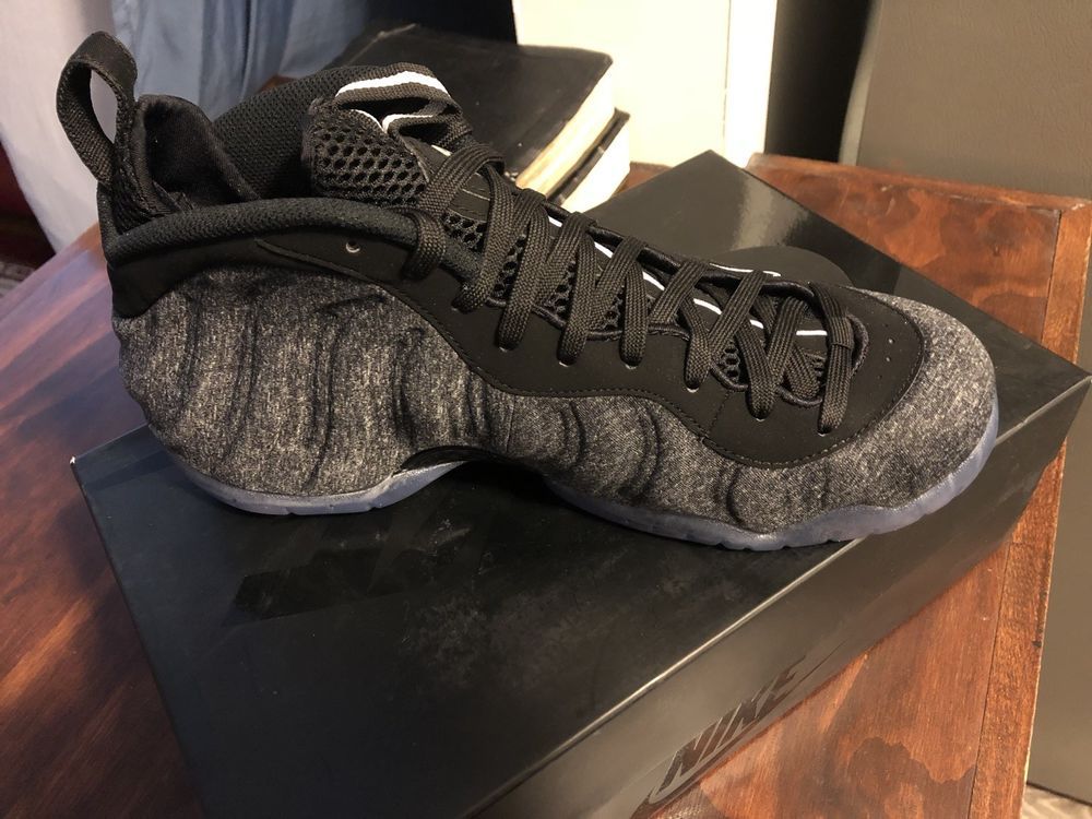 grey and black foamposites