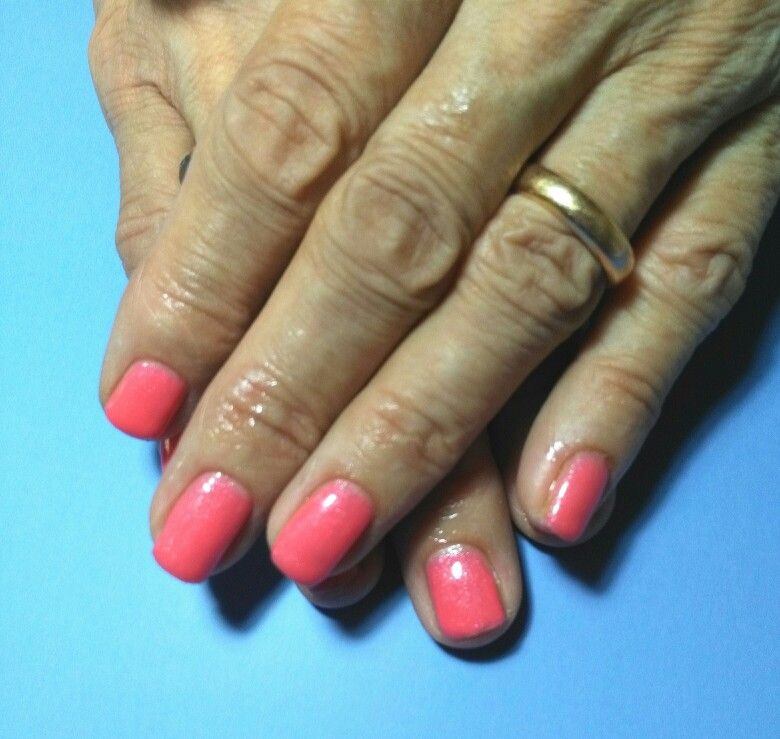 Semipermanente Colore Salmone Nail Art Nail Art Nail Polish