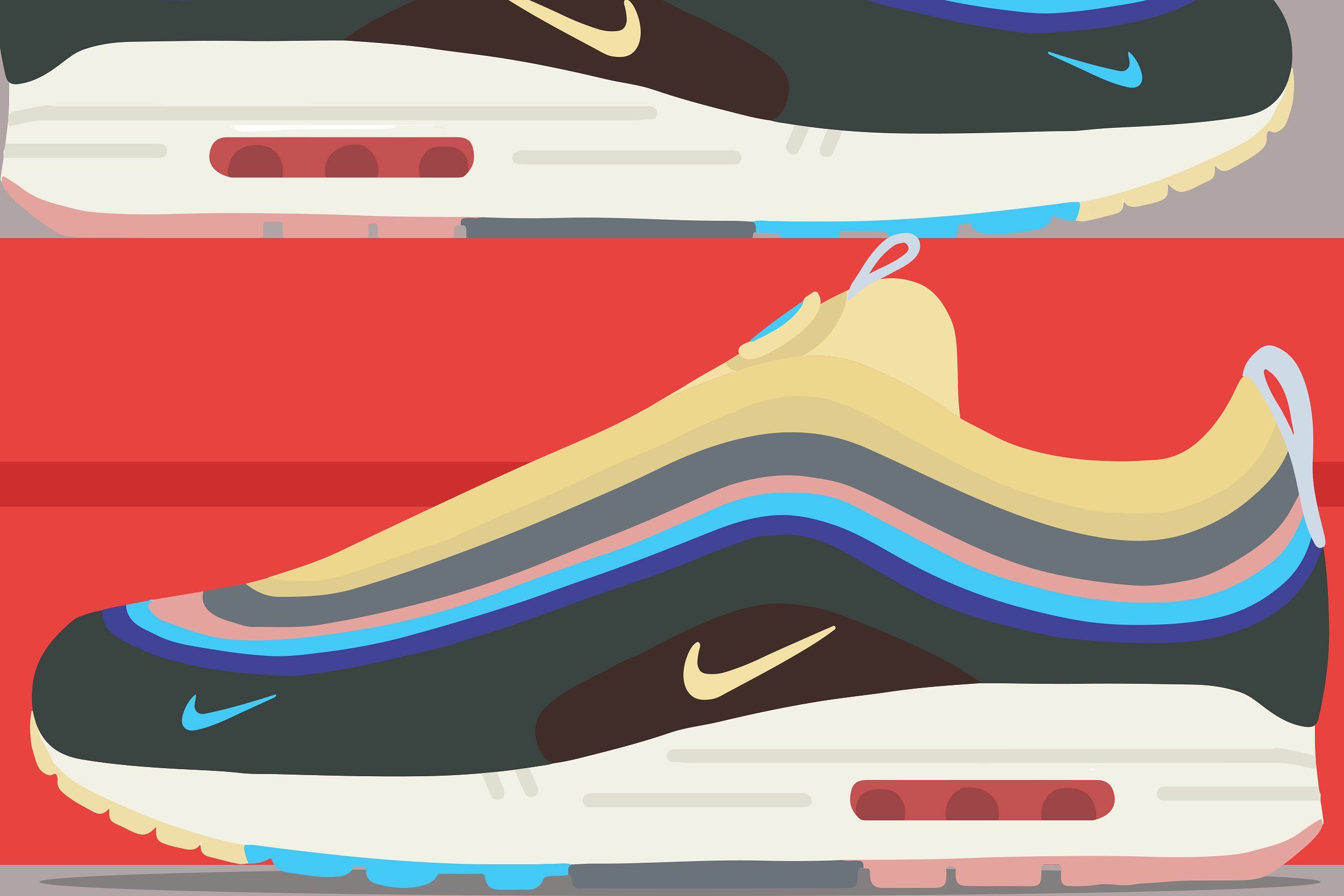 Nike Air Max 97 1 Max Air Wotherspoon Sean Air Max 97 Nike Air Max Sneakers Illustration