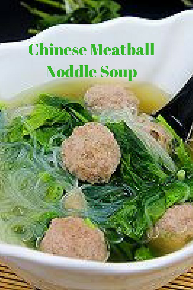 Chinese Pork Meatballs Soup Recipe