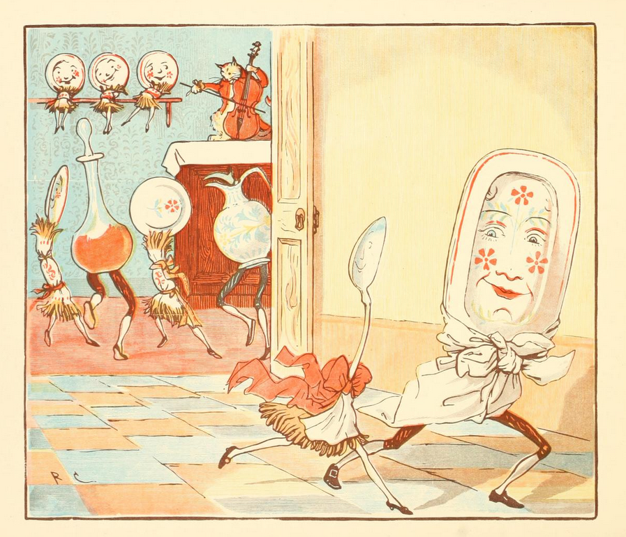 And the Dish ran away with the Spoon. — Nursery Rhyme ...