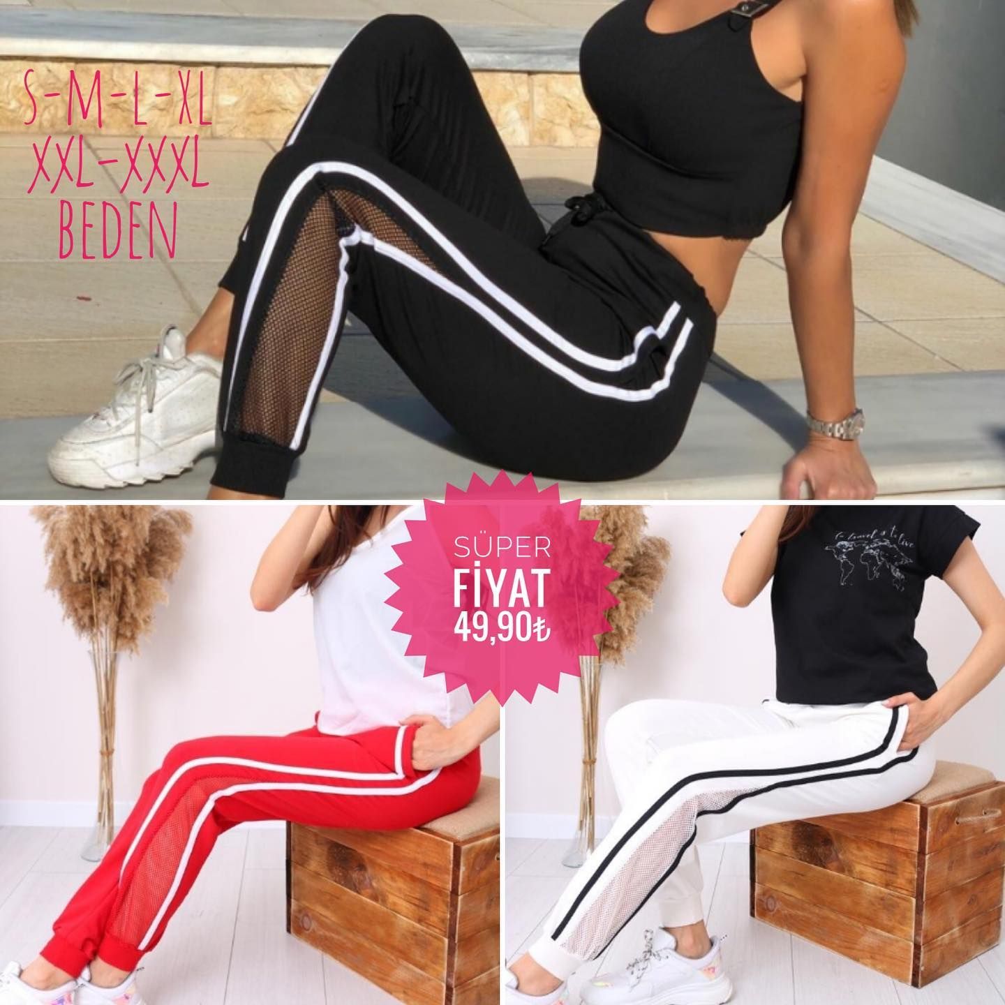 Fiyat 49 90 Yani Fileli Iki Iplik Kumas Esofman Alti Bedenler S M L Xl Xxl Xxxl Siparis Ve Bilgi Icin Dm Whatsapp 0 Moda Kadin Giyim Kadin