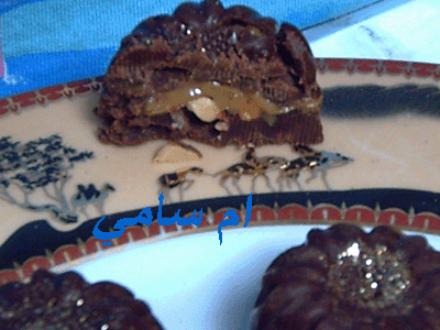 حلوى الشكولاطة المحشية من مطبخ ام سامي و بالشرح بالصور منتديات الجلفة لكل الجزائريين و العرب Gateaux Et Desserts Desserts Petits Fours