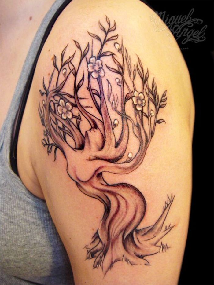 yoga tree tattoo meaning