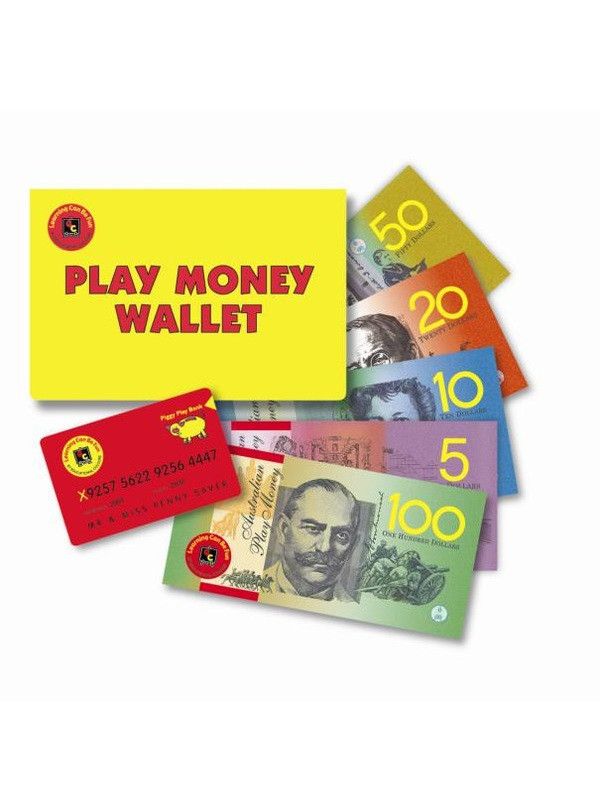 play money wallet play money money lessons money notes