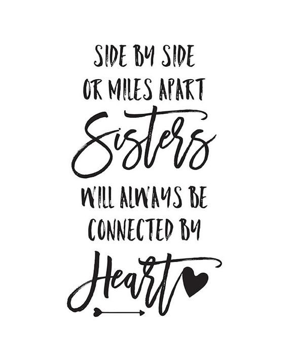 Afdrukbare zus citaten zusters citeer zusters Wall Art grote | Etsy Printable Sister Quotes, Cute Sister Quotes, Little Sister Quotes, Sisters Quotes, Sister Birthday Quotes, Love My Sister, Sister Sayings, Brother Sister, Brother Quotes