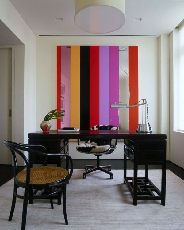 farbe für heimbüro stimmungsvolle farben im haus bunte streifen an der wand farben farbe für heimbüro stimmungsvolle farben im haus bunte streifen an der wand farben