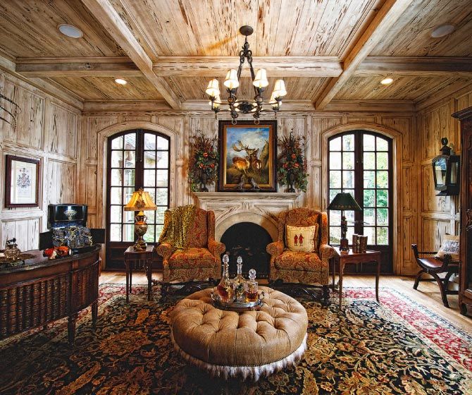 Leslie Elliott Interior Design Tulsa Ok Cypress Paneled
