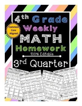 4th grade homework help math