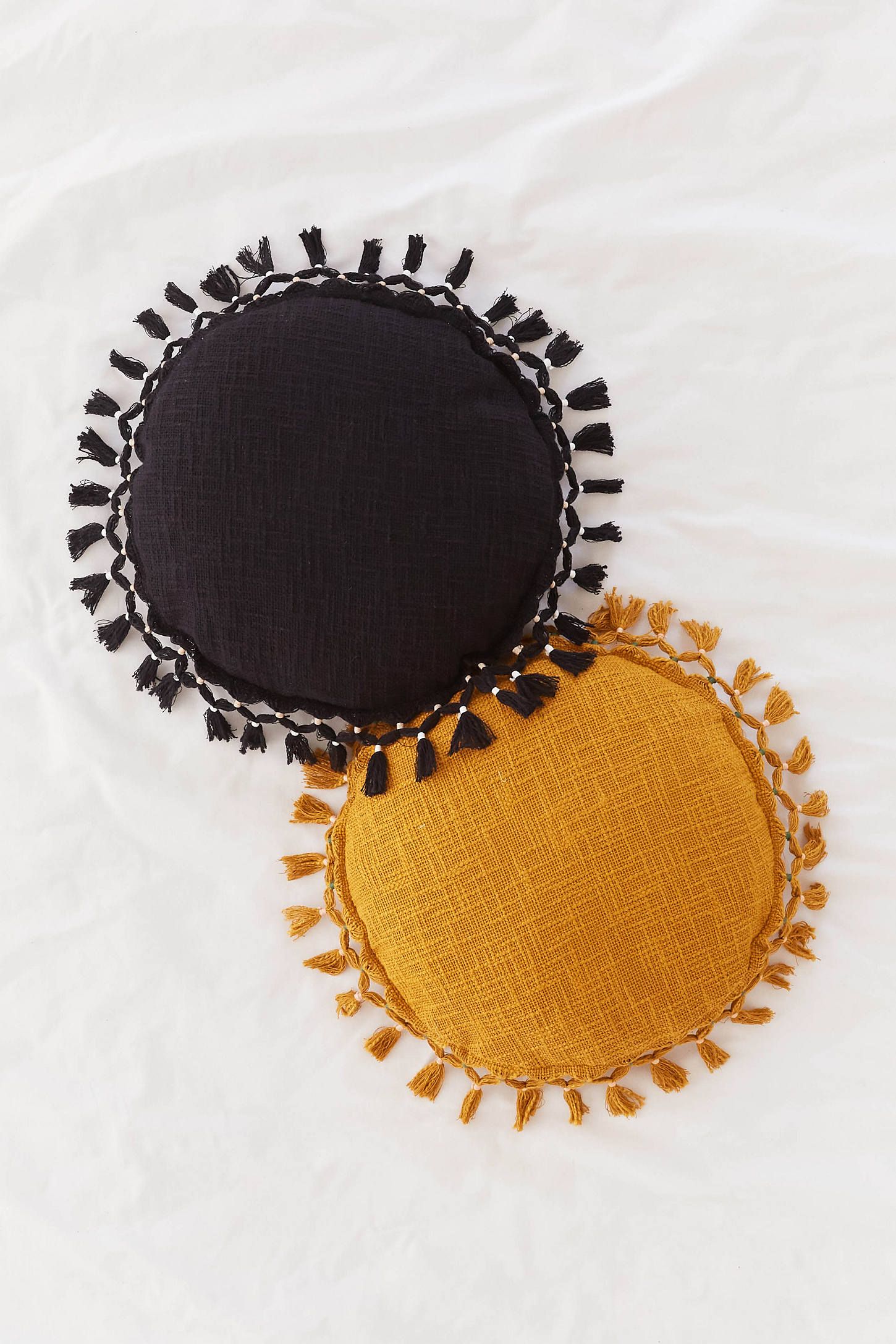 Gemma Fringed Round Throw Pillow Gemma Fringe Throw Pillow | Urban