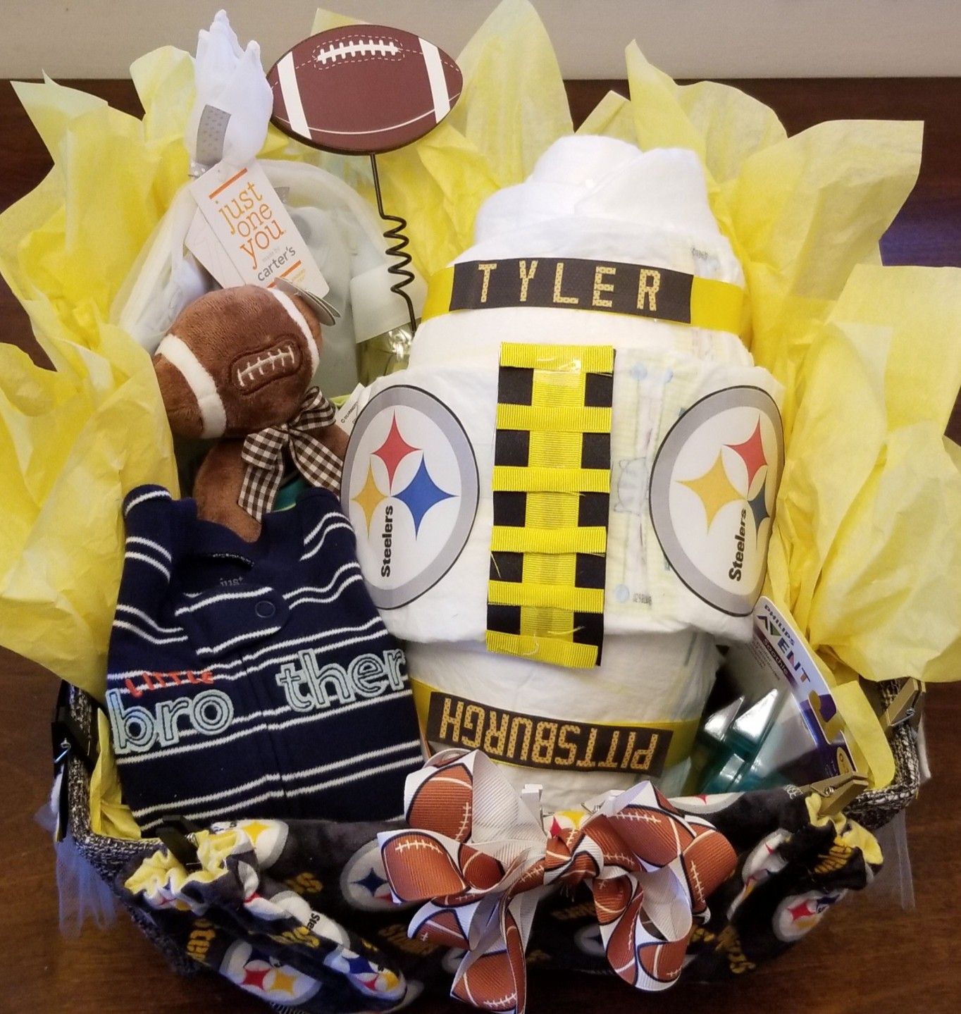 pittsburgh steelers gift baskets Annemarie Grubb