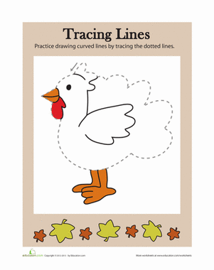 tracing lines thanksgiving fall fun pinterest thanksgiving
